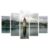 Quadro Lago di Resia Trentino Alto Adige